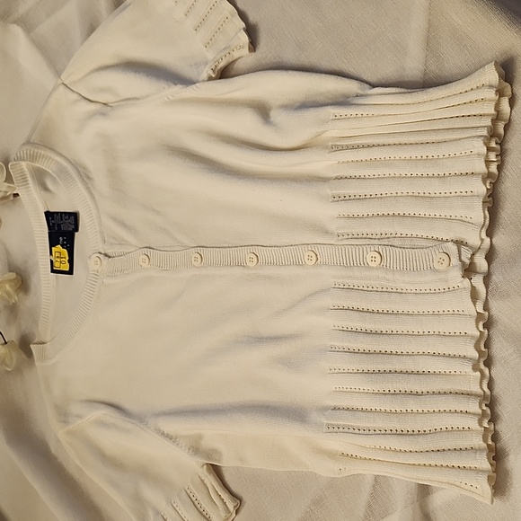 Jennifer Dule Clean, White Denim Mini Skirt & Liz Claiborne Top Small, $55 - Picture 4 of 14